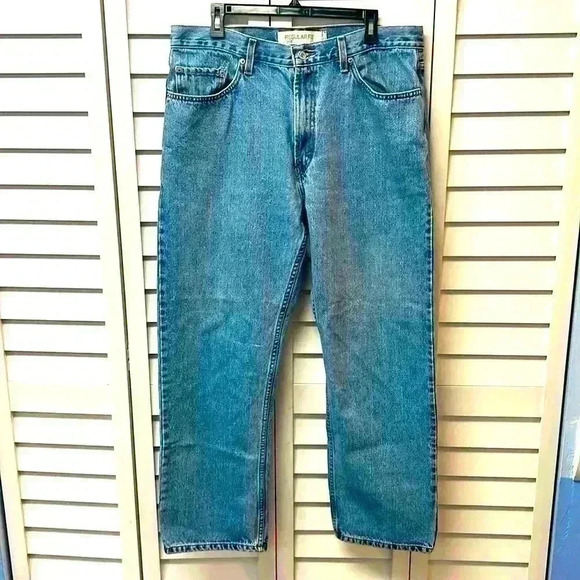 Levi’s 505 Regular Fit Jeans Size 38x32 - Picture 1 of 7